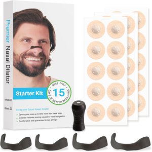 Tiras <span class=keywords><strong>Nasales</strong></span> Magnéticas Anti-Ronquidos, Diseño Innovador, Equipo Anti-Ronquidos, Kit de Expansión Nasal para Reducir los Ronquidos - Product Image 4