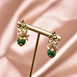 Mặt Dây Chuyền Ngọc Trai Nước Ngọt Màu Xanh Ngọc Bích Tự Nhiên Cao Cấp Dành Cho Nữ Quà Tặng Sinh Nhật Trang Sức Bạc 925 Sang Trọng - Product Image 1