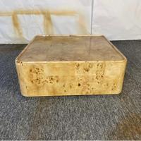 Meubles de salon modernes de luxe nordiques Table basse en bois de ronce Décorative Durable Unique Élégante