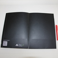 Carpeta de Papel para Documentos con Bolsillo, Impresión Personalizada, Tamaño A4