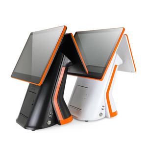 Nhà máy cung cấp trực tiếp Windows 15.6 inch tất cả trong một màn hình cảm ứng kép POS Hệ thống thiết bị đầu cuối với máy in - Product Image 1