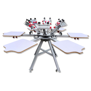 Của nhãn hiệu Màn hình máy in bạch tuộc 6 màu 6 trạm pulpo de serigrafia may mặc Màn hình in ấn - Product Image 3