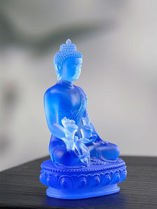 <span class=keywords><strong>พระ</strong></span>พุทธ<span class=keywords><strong>ร</strong></span>ูปพระคุริมสุข <span class=keywords><strong>พระ</strong></span>ไบสัจยากูรุ สีสันสดใส งานหล่อแก้วเคลือบเงา โป<span class=keywords><strong>ร</strong></span>่งแสง <span class=keywords><strong>ร</strong></span>ูปทรงตามสั่ง ของตกแต่งบ้าน - Product Image 3