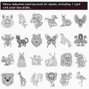 Adult <b>Coloring</b> <b>Books</b> Painting <b>Books</b> Children's <b>Coloring</b> <b>Books</b> Graffiti Art Therapy Relaxation Notebook - Product Image 4
