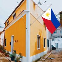 Drapeau des Philippines personnalisable 3x5 pieds, simple face, imprimé sur mesure pour tous les drapeaux nationaux et les drapeaux de présentation