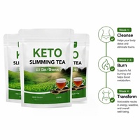 Thé minceur Keto Minweng 28 jours, sachets de thé sans sucre, résultats visibles, détoxifiant à base de plantes, perte de poids, adultes, unisexe, privé