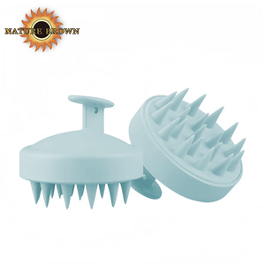 Cepillo Masajeador de <span class=keywords><strong>Cuero</strong></span> <span class=keywords><strong>Cabelludo</strong></span> de Silicona y PP+TPE para Uso Doméstico, con Función Exfoliante, para Estimular <span class=keywords><strong>el</strong></span> Crecimiento del Cabello y Masajear con Champú, Estimulando los Meridianos - Product Image 6