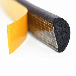 Guarnizione Adesiva per Armadietti, Striscia Piatta in Spugna EPDM, Guarnizione in Gomma Nera per Pannelli Elettrici e Porte - Product Image 2