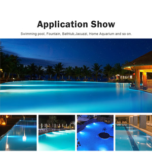 Nhà máy cung cấp trực tiếp bán buôn tuya 110 Mét từ xa đèn IP68 Led RGB ánh sáng dưới nước cho hồ bơi - Product Image 6