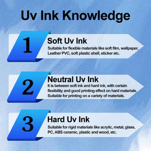 Encre UV 100% compatible, encre d'impression UV souple et dure pour imprimante Epson 1390 TX800 L800 Xp600 - Product Image 2