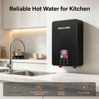 Chauffe-eau électrique mural sans réservoir 5500W, eau chaude instantanée, chauffe-eau à économie d'énergie pour salle de bain, appartement