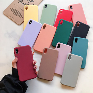 Coque en silicone TPU souple multicolore effet mat pour iPhone 18 17 Pro Max, compatible également avec iPhone <span class=keywords><strong>14</strong></span> 15 16 Pro Pro Max - Product Image 1