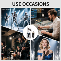Accessoires en gros DT1 Système de monitoring intra-auriculaire stéréo UHF sans fil pour la scène musicale en direct