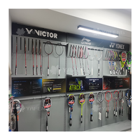 Vitrine de magasin de sport de luxe conçue sur mesure meubles en vente chaude pour centre commercial vitrine intérieure pour chaussures de sport