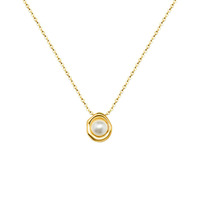 Mode de Style INS, accessoires bijoux à la mode, pendentif clavicule, perle de coquille, en or 18K, collier pour femmes