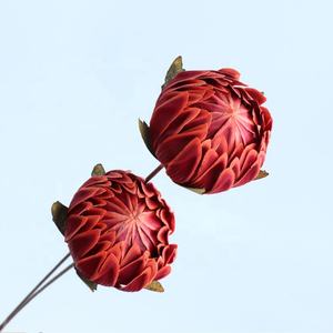 Flores Secas Protea de Alta Calidad al por Mayor, Tacto Real, para Decoración de Bodas y Hogar, Flores de Lavanda Secas - Product Image 5