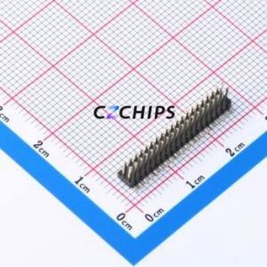 XDZ127-2-20-S-1.0-G1 Pin Header SMD,P=1.27mm Connector 2x20P 1.27mm Pin Header Vertical Mount - Product Image 1