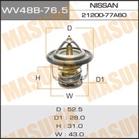 WV48B-76.5 MASUMA Pièces automobiles Accessoires Thermostat Liquide de refroidissement CT170G 2C 90916-03082 21200-77A00 1N04-15-171 pour MAZDA FAMILIA