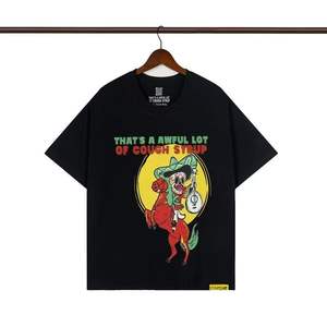 Camiseta informal holgada y versátil de manga corta, estilo vintage, cuello redondo, para hombre y mujer, estilo costa oeste, ideal para el verano. - Product Image 2