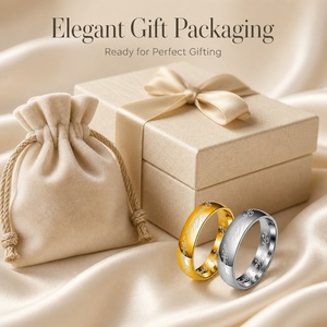 <strong>The</strong> <strong>Lord</strong> <strong>of</strong> <strong>the</strong> <strong>Rings</strong> 18k Gold Plated Engraved Arc Polished Wedding Party <strong>Gift</strong> Jewelry Customizable Text Finger <strong>Ring</strong> Wholesale - Product Image 5