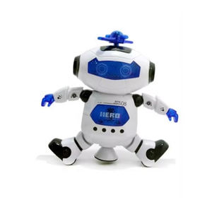 Shantou kızlar plastik pil kumandalı eğitim dans Robot B/O oyuncak dönen ışık ve müzik ile - Product Image 1