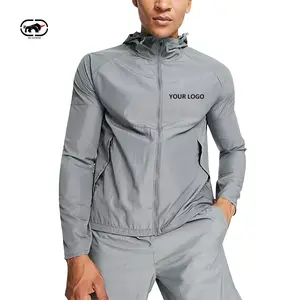 OEM Logo personalizzato sport all'aria aperta in esecuzione ad asciugatura rapida giacca a vento impermeabile giacca a vento giacca da uomo produttore