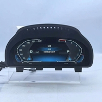 Speedometer Digital Profesional 10.25 Inch LCD Dashboard dengan TPMS Plastik Hitam untuk BMW Seri 5 2010-2017 Yuefu