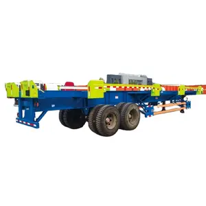 China Factory 20FT 40FT 45FT 2 3 4 Axle Skeletal Chassis LPG Tanker Skeleton Container Semi Trailer