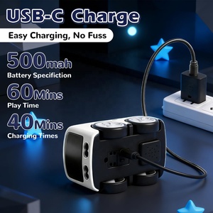 Mini Auto Telecomandata Magica con Sensore Intelligente, Modalità <span class=keywords><strong>di</strong></span> Fuga e Rotazione, Veicolo RC con Luci LED Expressive - Product Image 6