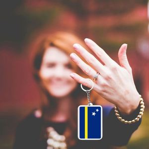 Wholesale Custom Curacao Keychain Acrylic Material Double-Sided Printing Exquisite Workmanship - Product Image 3