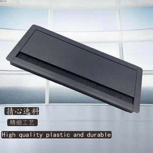 กล่องสายเคเบิลอัลลอยด์อะลูมิเนียม Luye Hardware ขนาด 127*300 มม. พร้อมฟังก์ชั่นบัฟเฟอร์ ฝาปิดแบบพลิกสำหรับวางบนโต๊ะ ลดเสียงรบกวน - Product Image 2