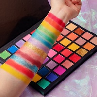 Nouveau produit Palette de fards à paupières de luxe Emballage Maquillage Fard à paupières Palette de fards à paupières de Noël