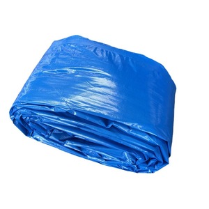 Boxin Blue Silver PE Tarpaulin <b>Waterproof</b> Sunshade With Grommets Outdoor Cover - Product Image 4