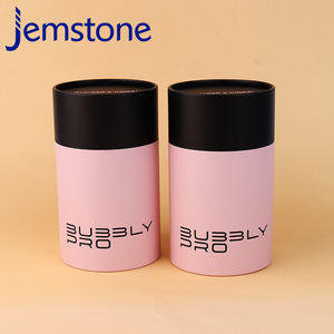 Empaquetado de Tubo de Papel Kraft Cosmético con Estampado en Caliente con Logotipo Personalizado para Cosméticos Protectores del Cabello de 200 ml - Product Image 1