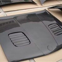 Modification du capot en Fiber de carbone pour BMW E30 Échappement avant en fibre de verre utilisé pour BMW E30 Couvercle de trou de Modification en Fiber de carbone