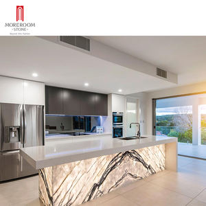 فوشان الخلفية مغلفة رقيقة الجزع الرخام ألواح للحائط - Product Image 2