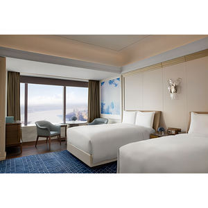 Stile Marriott 3 4 5 stelle Hotel camera da letto set <span class=keywords><strong>di</strong></span> mobili moderno Hotel giardino <span class=keywords><strong>locanda</strong></span> re regina camera da letto mobili con materasso - Product Image 5