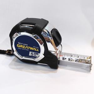 Great Wall pita pengukur kunci otomatis 5m/16 kaki, alat ukur penguncian otomatis, pita pengukuran metrik kunci 2 arah, pita pengukur kustom - Product Image 3