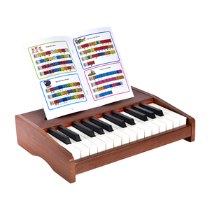 Kerid Trẻ Em Của Màu Hồng Bằng Gỗ Đàn Piano Điện Bàn Phím 25 Phím Mini Kỹ Thuật Số Trẻ Em Đàn Piano Trẻ Em Nhạc Cụ Đàn Piano Cho Trẻ Em - Product Image 3