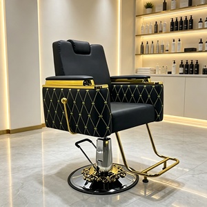 Ensemble de mobilier de salon moderne en cuir, chaises de coiffure réglables, fournitures de barbier en gros, fauteuil de barbier pour hommes - Product Image 6