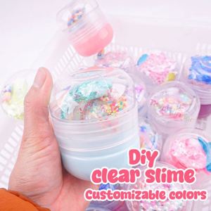 Kit de Slime Esponjoso en Forma de Nube, Plastilina, Slime de Plástico a Granel para Niños, Set de Manualidades Navideñas - Product Image 3