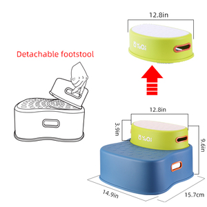 Taburete Infantil Antideslizante <span class=keywords><strong>de</strong></span> Doble Capa, Apto para Usar como Taburete <span class=keywords><strong>de</strong></span> Aprendizaje Portátil para Niños Pequeños en Baños y Cocinas - Product Image 5