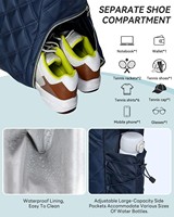 Sac de tennis personnalisé avec compartiment pour chaussures, sac de tennis imperméable, sac de sport de voyage, sac de pickleball
