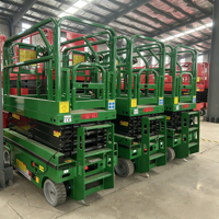 Plateforme de travail aérienne mobile électrique à ciseaux à nivellement automatique de qualité supérieure, hauteur 6-10 m, pour usage industriel extérieur et entrepôt, capacité 500 kg