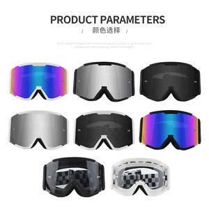Anlorr Gafas de Motocicleta con Montura Completa, Lente Esférica, Antivaho, Protección UV, Deportes al Aire Libre, Policarbonato para Hombre - Product Image 3