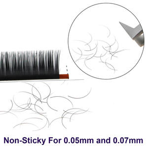 Extensiones de Pestañas Veganas A-RIX, Libres de Crueldad Animal, Naturales, Súper Suaves, Mega Mate, Negras, Coreanas, PBT, Volumen, Profesionales, 0.03 0.05 0.07 - Product Image 4