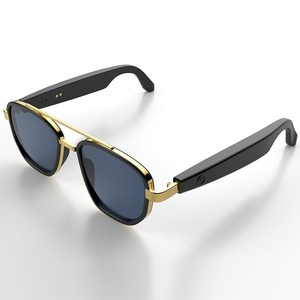 Lunettes de soleil intelligentes avec traducteur, traduction vocale en temps réel, multi-langues, audio sans fil, réunions d'affaires - Product Image 1