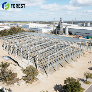 อาคารพาณิชย์สำเร็จรูปโครงสร้างเหล็กสำเร็จรูปผนังแบบแซนด์วิชสำหรับอพาร์ทเมนต์ขนาดเล็ก โกดัง โรงพยาบาล - Product Image 1