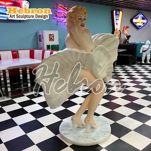 Estatua de Resina de Tamaño Real de <span class=keywords><strong>Marilyn</strong></span> <span class=keywords><strong>Monroe</strong></span>, Personalizable, para Parques de Entretenimiento Interiores - Product Image 2