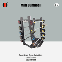 Estante de Almacenamiento para Mancuernas con Múltiples Barras Horizontales, Estructura Compacta de Múltiples Niveles para Equipos de Entrenamiento de Fuerza Comercial